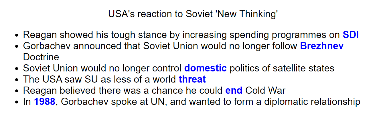GCSE History Cold War