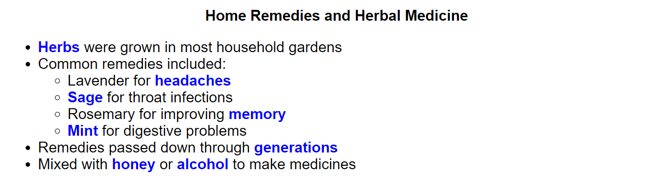 GCSE History Medicine