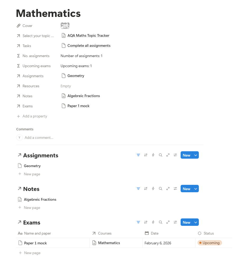 Yue's Student OS